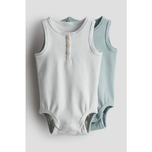 2-PACK COTTON BODYSUITS