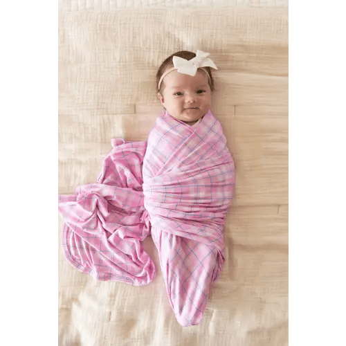 PINK PLAID | SWADDLE