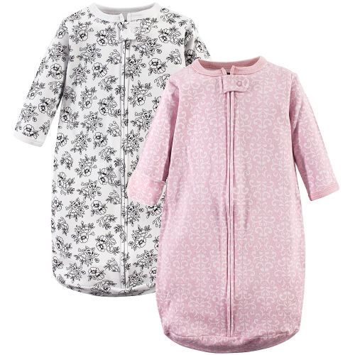 Hudson Baby BabyCotton Long-Sleeve Wearable Sleeping Bag, Sack, Blanket
