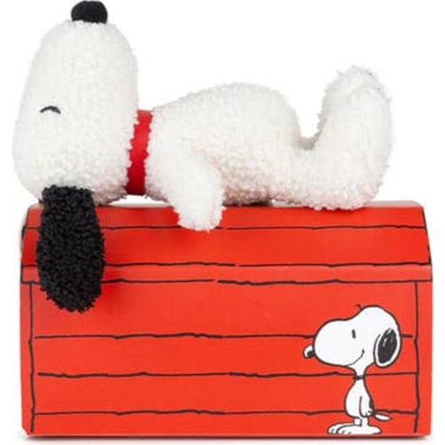 x Peanuts® Tiny Snoopy Quilted Stuffed Animal & Dog House Gift Box Set