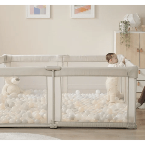 Instant Setup Portable Playpen - L 50x50, Beige