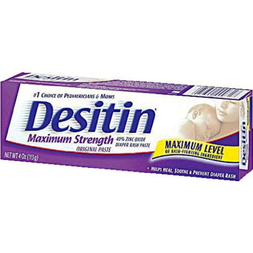 desitin maximum strength diaper rash paste 4 oz