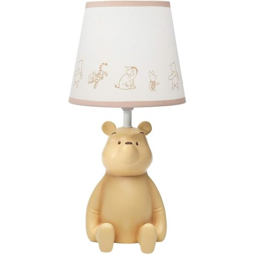 Lambs & Ivy Disney Baby Storytime Pooh 3D Table Lamp with Shade