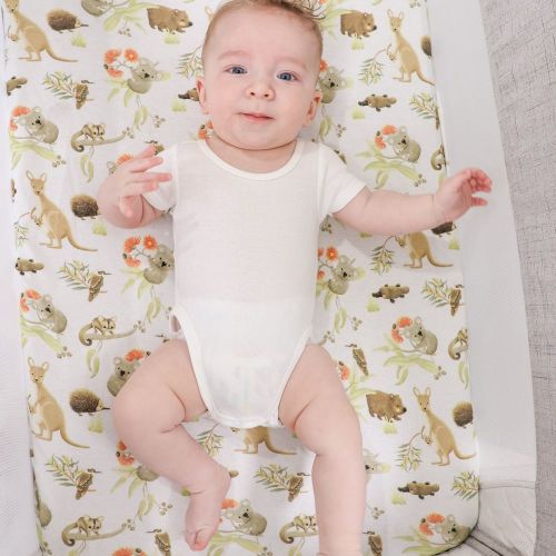 Bubba Blue Bedside Sleeper Fitted Sheet Oatmeal