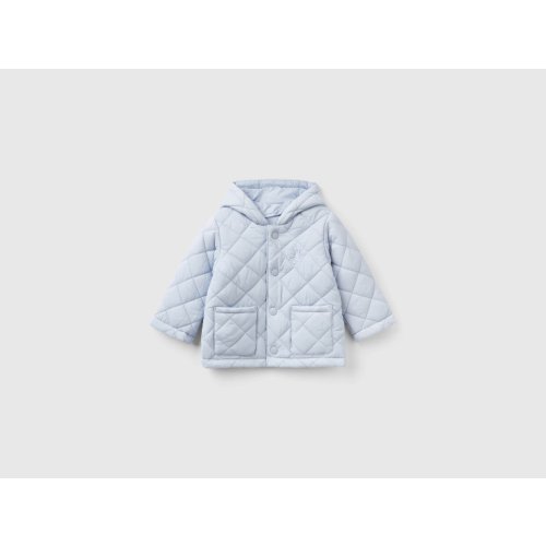 Quilted jacket with hood