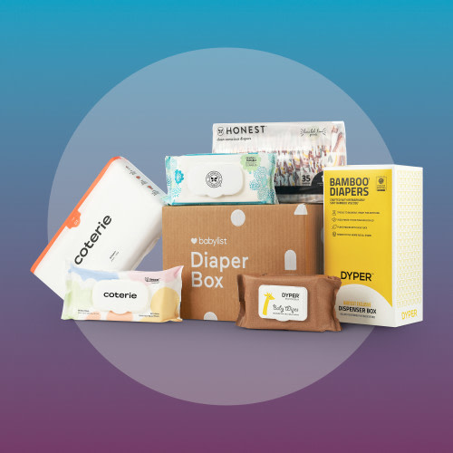 Babylist Diaper Box - 104 Diapers & 176 Wipes