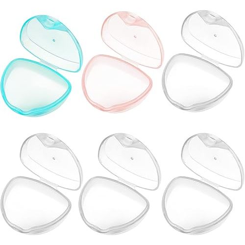 Pacifier Case, 6 Pcs Pacifier Holder Cases, Pacifier Box, Baby Pacifier Case Holder Container Boxes for Pacifier Accessories, Pacifier Clips, Baby Pacifier, Keep Pacifier Clean