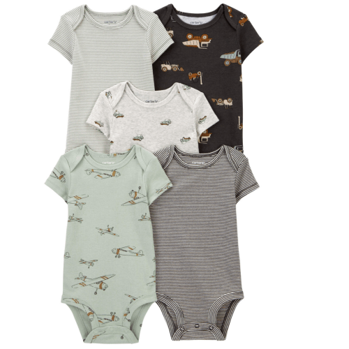 Baby 5-Pack Short-Sleeve Bodysuits