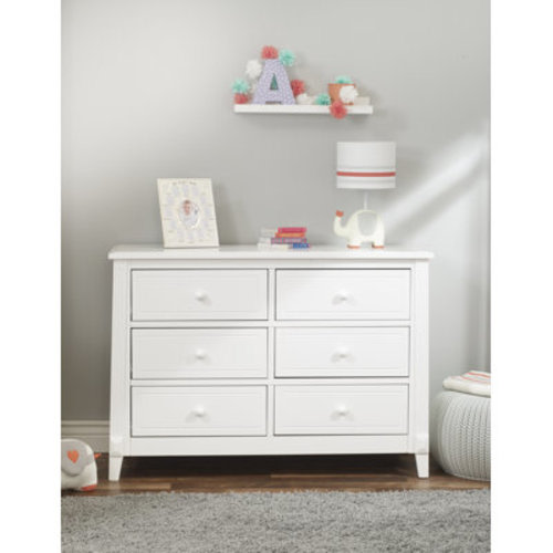 Sorelle Berkley 6-Drawer Double Dresser with Full-Extension Glides & Reviews | Wayfair
