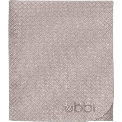 Ubbi On-The-Go Diaper Changing Baby Mat, Soft and Comfortable Diaper Bag Accessory Must Have for Newborns, Easy to Clean, Portable Folding Pad, Baby Traveling Accessories, Taupe