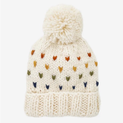 Hand Knit Fairisle Unisex Baby Beanie Retro – The Blueberry Hill