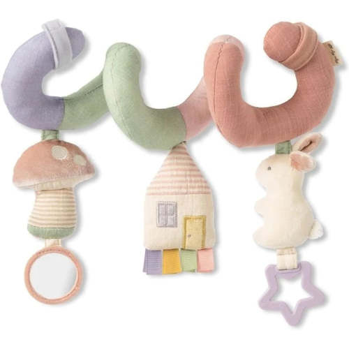 Pastel Spiral Car Seat Activity Toy
