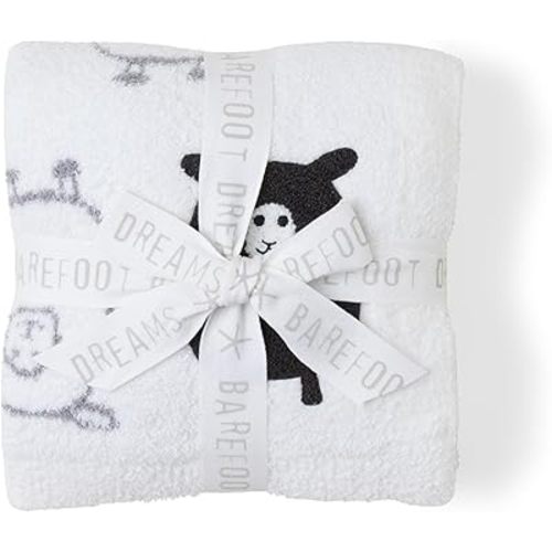 Barefoot Dreams® CozyChic® Black Sheep Blanket, Pearl Multi, 30"x40"