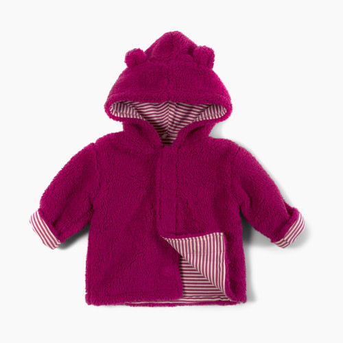 Magnetic Me Fleece Jacket - Raspberry, 6-12 Months