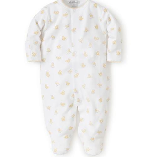 Hatchlings Print Footie - Size: 3-6M