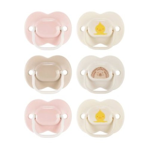 Anytime Pacifier 0-6 Months - 6pk - Girl