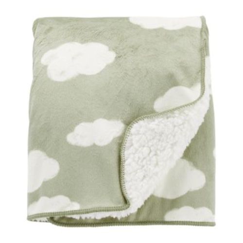 Baby Boys Clouds Plush Blanket