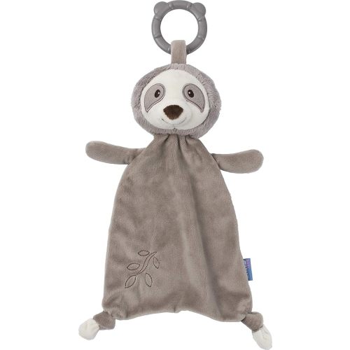 Baby GUND Baby Toothpick Cooper Panda Teether Lovey Plush Security Blanket, Blue, Multicolor, 13"" Length