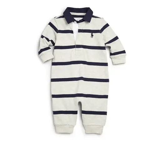 Shop Polo Ralph Lauren Baby Boy's Cotton Rugby Coverall | Saks Fifth Avenue