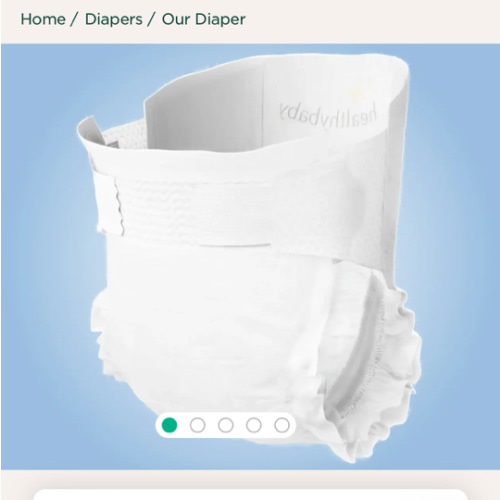 Newborn Diapers: HealthyBaby Diaper –NEWBORN SIZE . 33 count diapers