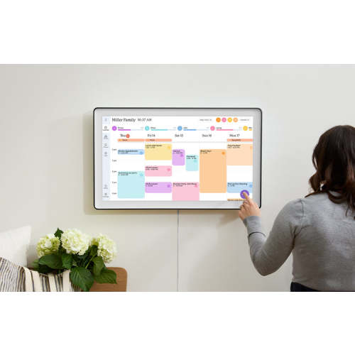 Skylight | Skylight Calendar | Smart Family Calendar 27” with black shadow box