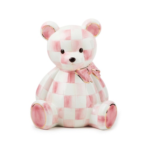 Rosy Hand Painted Ceramic Bear Bank