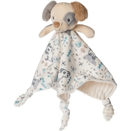 Mary Meyer Stuffed Animal Lovey Security Blanket, 13 x 13-Inches, Sparky Puppy