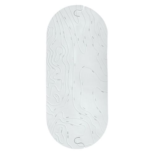 Boon Ripple Bathtub Mat - Gray Griffle