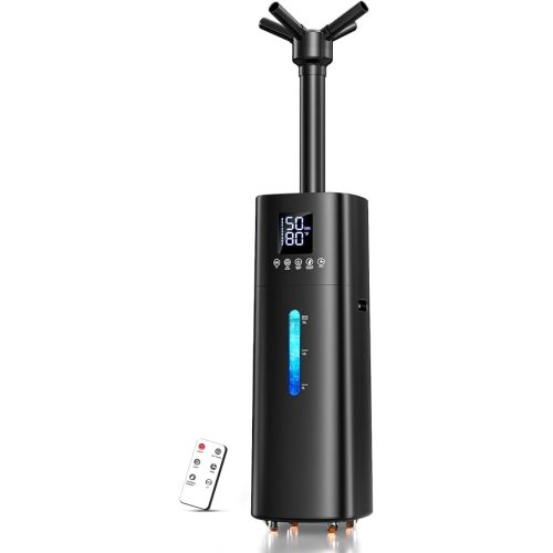 15L/4Gal Humidifier Large Room, 600mL/h Misting, 1200ft² Coverage, Auto Humidity Control, 72H Runtime, Top Fill, Aroma Diffuser, Sleep Mode, 12H Timer, Auto Shutoff Protection