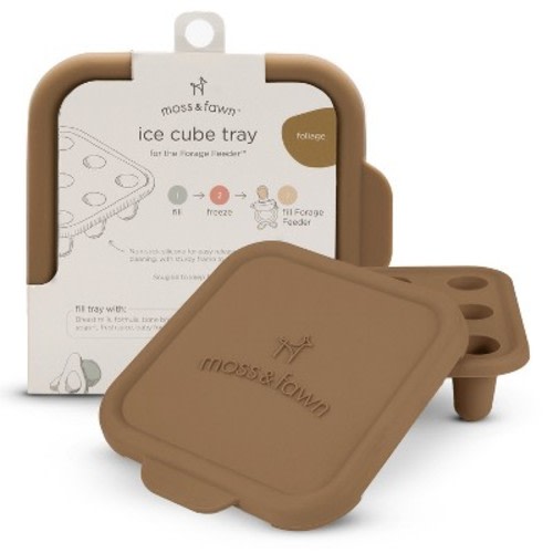 Moss and Fawn Ice Cube Tray, Color: Foliage