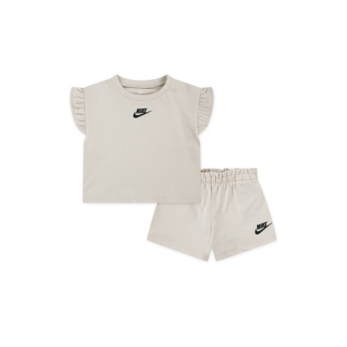 French Terry T-Shirt and Shorts Set, 12M