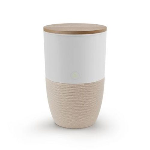 Dupray Bloom Air Purifier + Bloom Pre-filter [sand] + Bloom Accent Table Top [walnut]