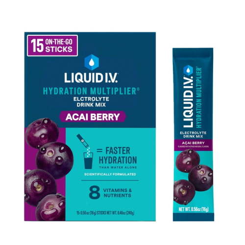 Liquid I.V.® Açaí Berry Hydration Multiplier® Powdered Electrolyte Drink Mix, 15 Count Packets