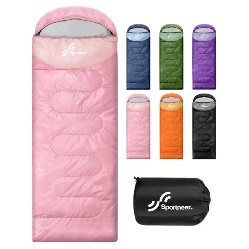 Sportneer Sleeping Bag | color: pink
