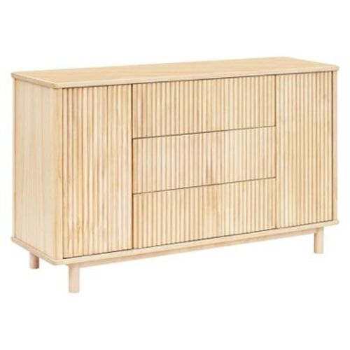 Babyletto Pogo Tambour Assembled Dresser - Natural Walnut