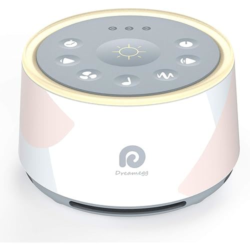 Dreamegg White Noise Machine - Classic D1 Pro Sound Machine, 3-in-1 Baby Soother Sound Machine Night Light, 29 HiFi Sounds, Upgraded Light, Noise Machine for Sleeping & Relaxation for Baby Kids Adults Gift