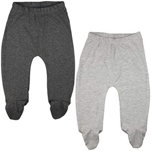 123 Bear Baby Soft Cotton Spandex Pants with Feet