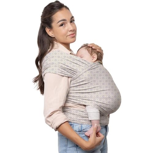Boba Baby Wrap Carrier - Original Baby Carrier Wrap Sling for Newborns - Baby Wearing Essentials - Newborn Wrap Swaddle Holder, Newborn to Toddler Infant Sling (Serenity Anvi)