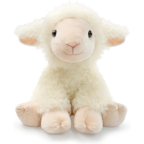 Cute Lamb Stuffed Animal 8.5 inch Wild Realistic Plush Toys Soft Plushies Huggable