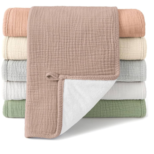 Bearmoss 100% Cotton Muslin Burp Cloths Sets 6 Pack 20x10inch Large Burping Clothes Extra Soft Absorbent for Newborn Unisex Baby Girls and Boys (Autumn) : Amazon.com.au: Baby
