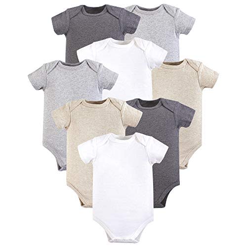 Hudson Baby Unisex Baby Cotton Bodysuits 8-pack