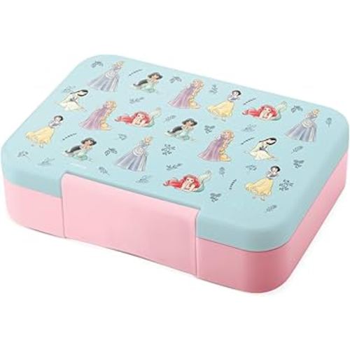 Simple Modern Disney Bento Lunch Box for Kids | BPA Free, Leakproof, Dishwasher Safe | Lunch Container for Girls, Toddlers | Porter Collection | 5 Compartments | Princess Royal Beauty