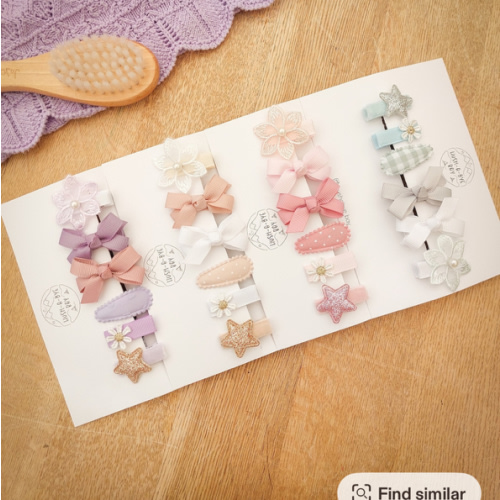 Baby First Hair Clips, Baby Hair Clips, Fully Lined Clips, Baby Fringe Clips, Tiny Hair Clips, Toddler Clips, Gentle Clips, Hair Clip Set - Etsy