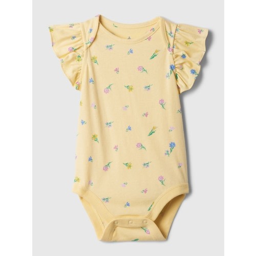 babyGap Mix and Match Ruffle Bodysuit in mini yellow floral