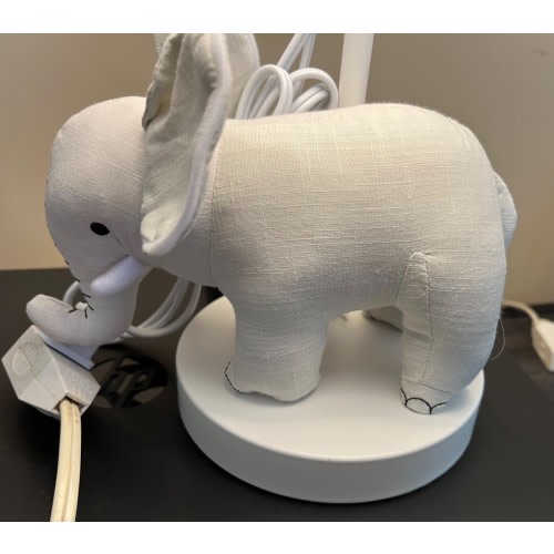 Plush Elephant Table Lamp Includes LED Light Bulb   Cloud Island SHELF