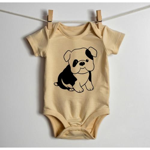 Bulldog Dog , Baby, Bodysuit, One Piece, Newborn Baby Outfit, Baby Shower gift, Dad gift, dogs Shirt, gift, pregnancy announcement,