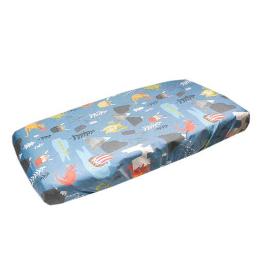 Premium Knit Diaper Changing Pad Cover - Viking