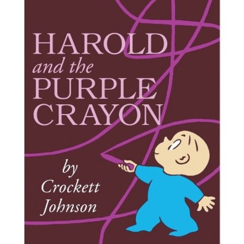 Harold and the Purple Crayon - (Purple Crayon Books) by Crockett Johnson (Paperback)