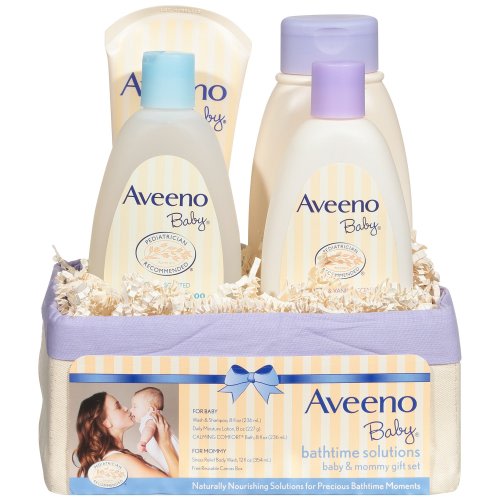 Aveeno Baby Daily Bathtime Solutions Gift Set, 4 items