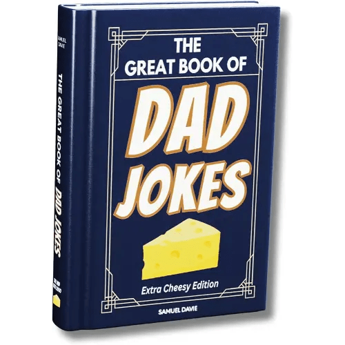 The Great Book of Dad Jokes - Extra Cheesy Edition - This Dad Jokes Book Features 100's of Funny, Hilarious & Cheesy Puns and includes illustrations - The perfect Gift for Dads and Great for Fathers Day
